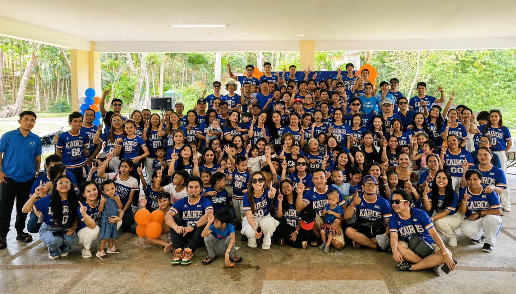 Members of Kairos for Christ gathered together as a community